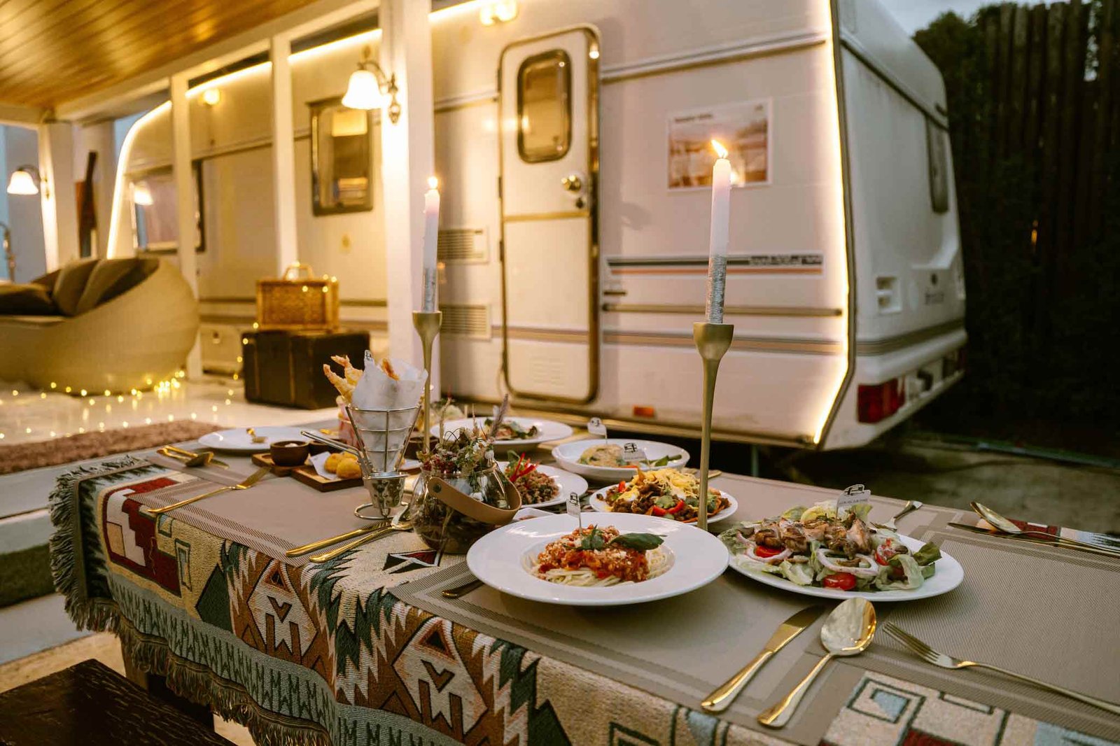 rain glamping